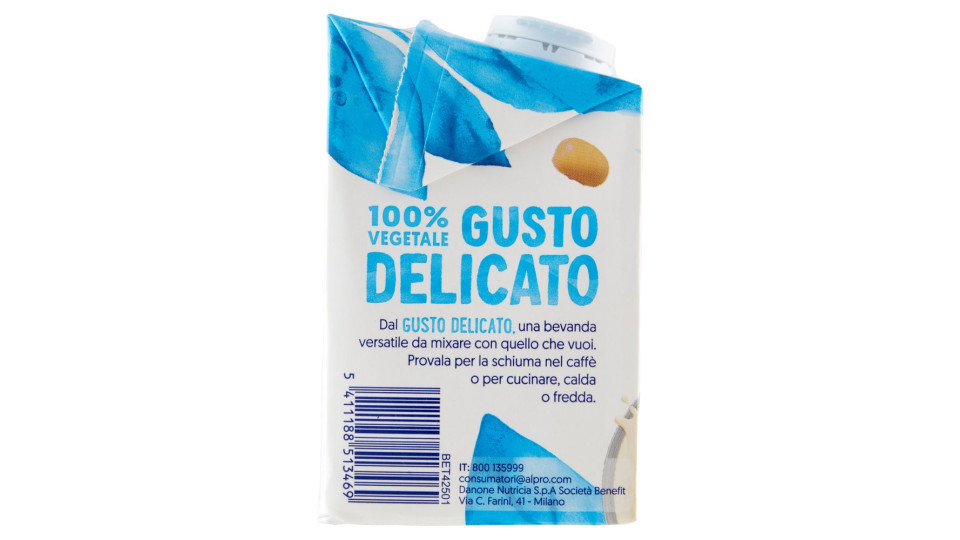 Alpro Classico Soia, Bevanda 100% Vegetale, Basso Contenuto Di Grassi, Senza Lattosio, 500ml