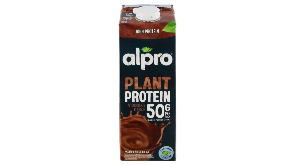 Alpro Protein 50g Bevanda Vegetale Proteica Alla Soia, Senza Lattosio, Gusto Cioccolato, 1l