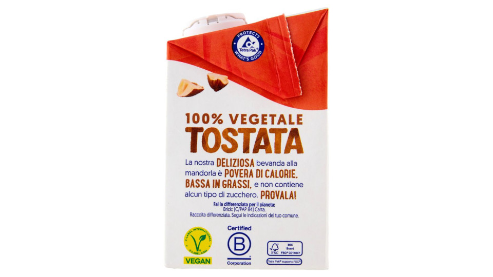 Alpro Senza Zuccheri Mandorla, Bevanda 100% Vegetale, Basso In Grassi, Senza Lattosio, 500ml