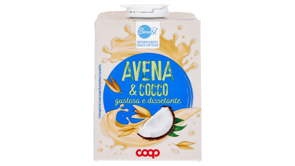 Bevanda Avena & Cocco Naturalmente Senza Lattosio 500 Ml
