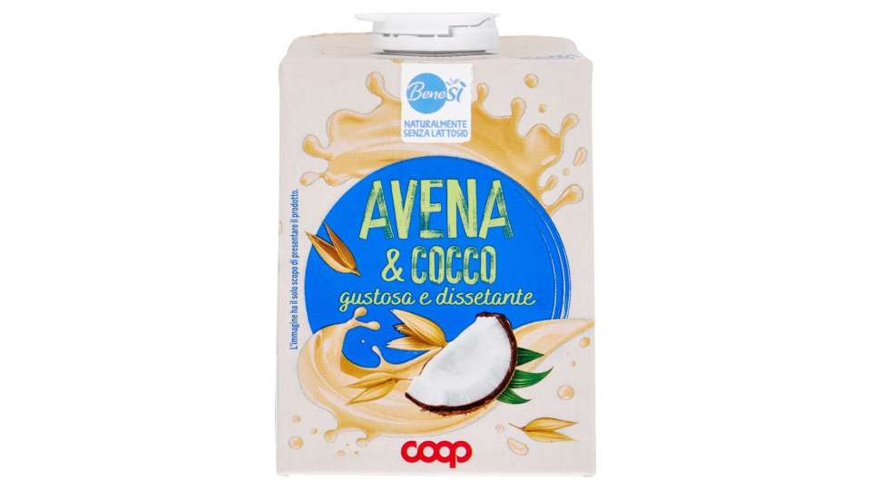 Bevanda Avena & Cocco Naturalmente Senza Lattosio 500 Ml