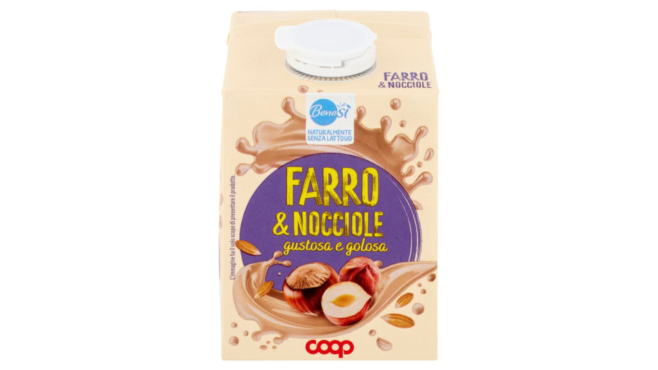 Bevanda Farro & Nocciole Naturalmente Senza Lattosio 500 Ml
