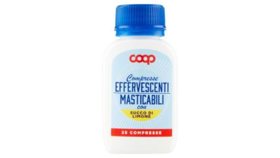 Compresse Effervescenti Masticabili Con Succo Di Limone 25 Compresse 25 G