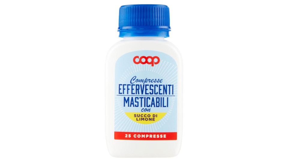 Compresse Effervescenti Masticabili Con Succo Di Limone 25 Compresse 25 G