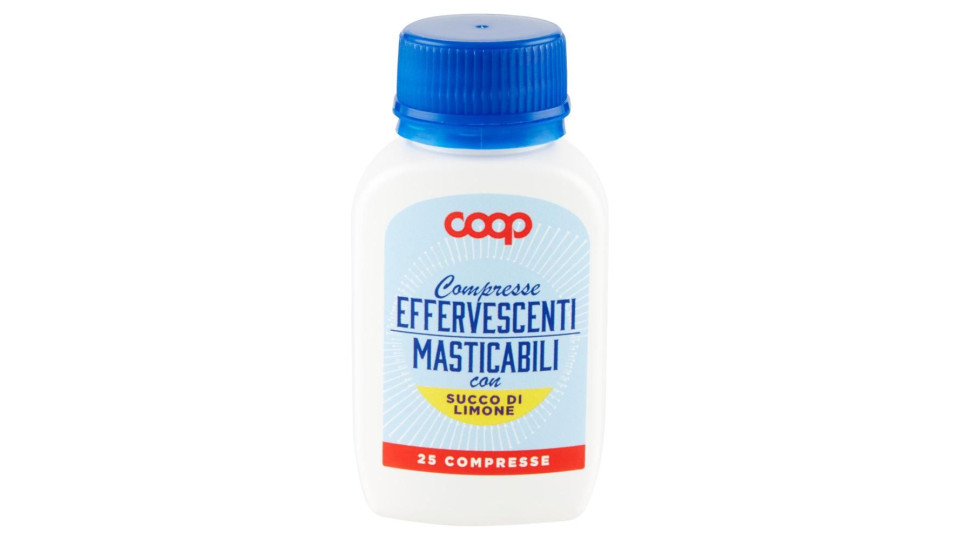 Compresse Effervescenti Masticabili Con Succo Di Limone 25 Compresse 25 G