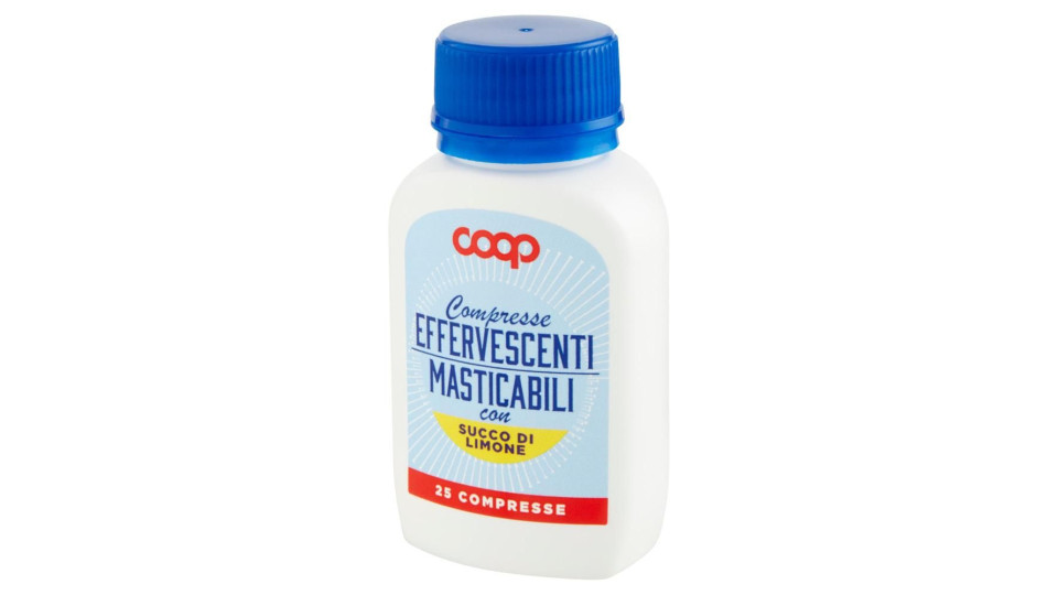 Compresse Effervescenti Masticabili Con Succo Di Limone 25 Compresse 25 G