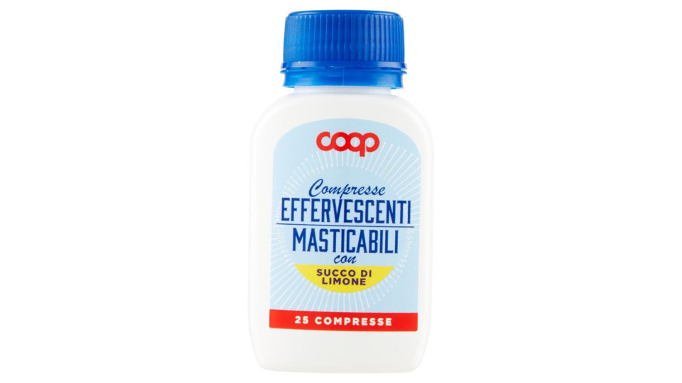 Compresse Effervescenti Masticabili Con Succo Di Limone 25 Compresse 25 G