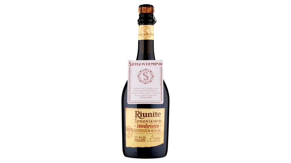 Riunite Senzatempo Lambrusco Emilia Igt Vino Frizzante Metodo Ancestrale 75 Cl