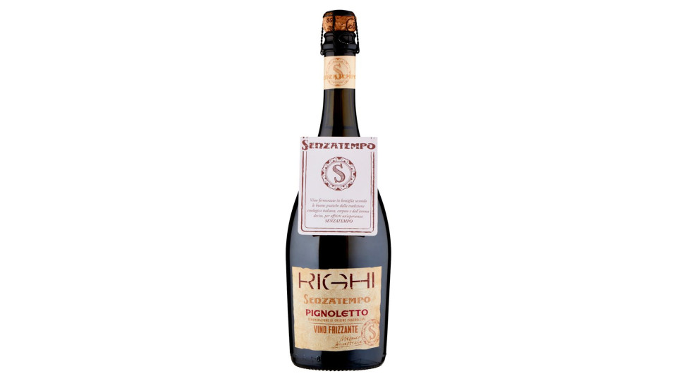 Righi Senzatempo Pignoletto Doc Vino Frizzante Metodo Ancestrale 75 Cl