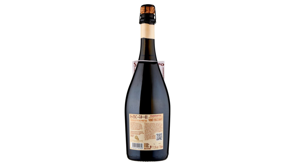 Righi Senzatempo Pignoletto Doc Vino Frizzante Metodo Ancestrale 75 Cl