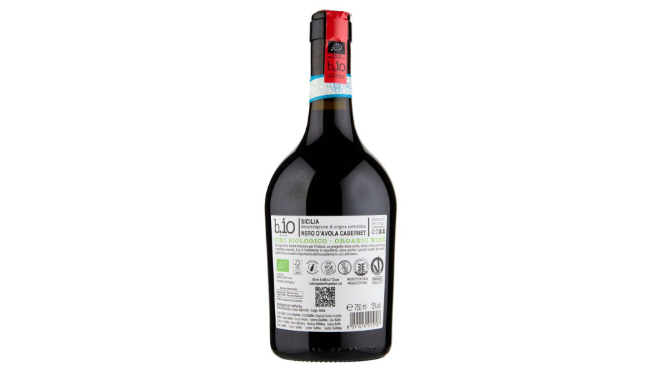 B.io Bpuntoio Nero D'avola Cabernet Sicilia Doc 750 Ml