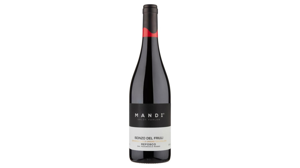 Mandi Isonzo Del Friuli Doc Refosco Dal Peduncolo Rosso 75 Cl