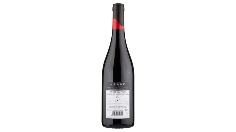 Mandi Isonzo Del Friuli Doc Refosco Dal Peduncolo Rosso 75 Cl