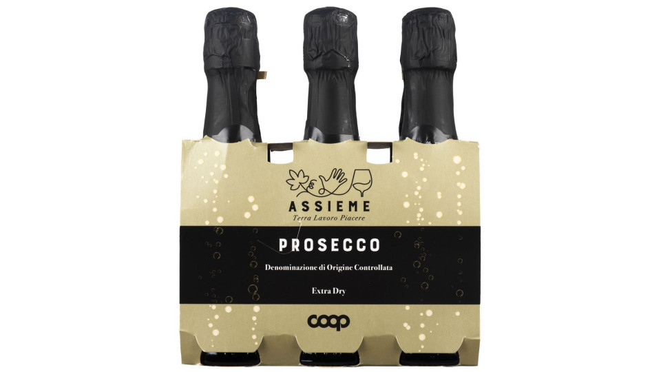 Prosecco Doc Extra Dry Assieme Coop Ml 200x3