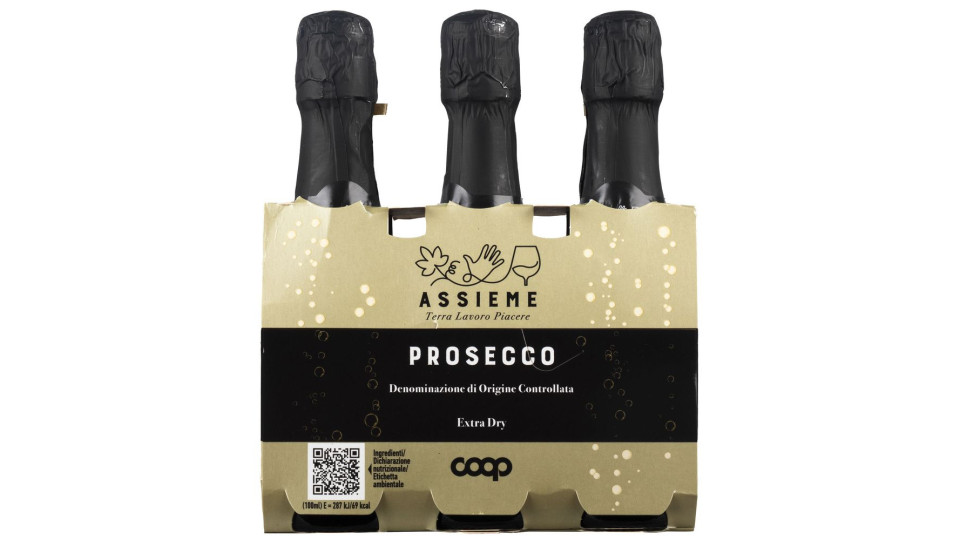 Prosecco Doc Extra Dry Assieme Coop Ml 200x3
