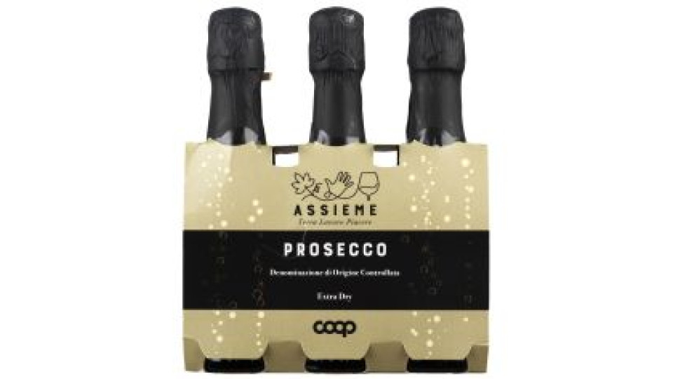 Prosecco Doc Extra Dry Assieme Coop Ml 200x3