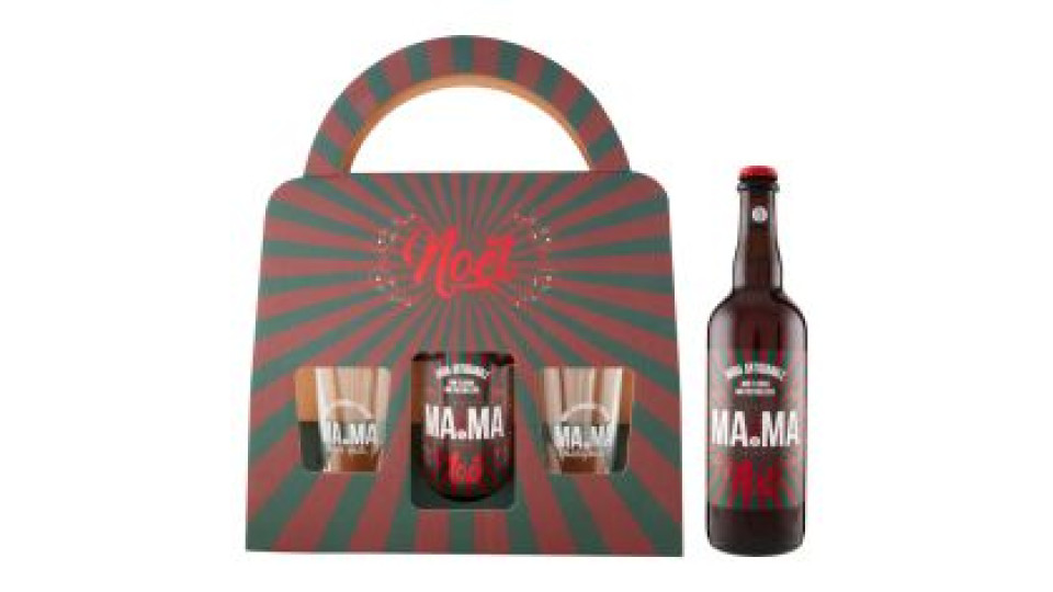 Ma.ma Matilde Mattia Noël Birra Red Ale 75 Cl + 2 Bicchieri