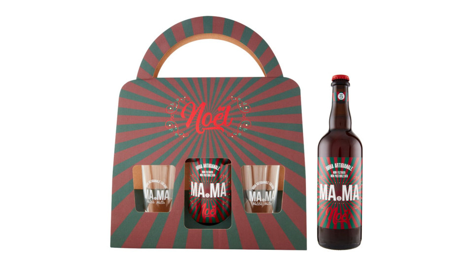 Ma.ma Matilde Mattia Noël Birra Red Ale 75 Cl + 2 Bicchieri
