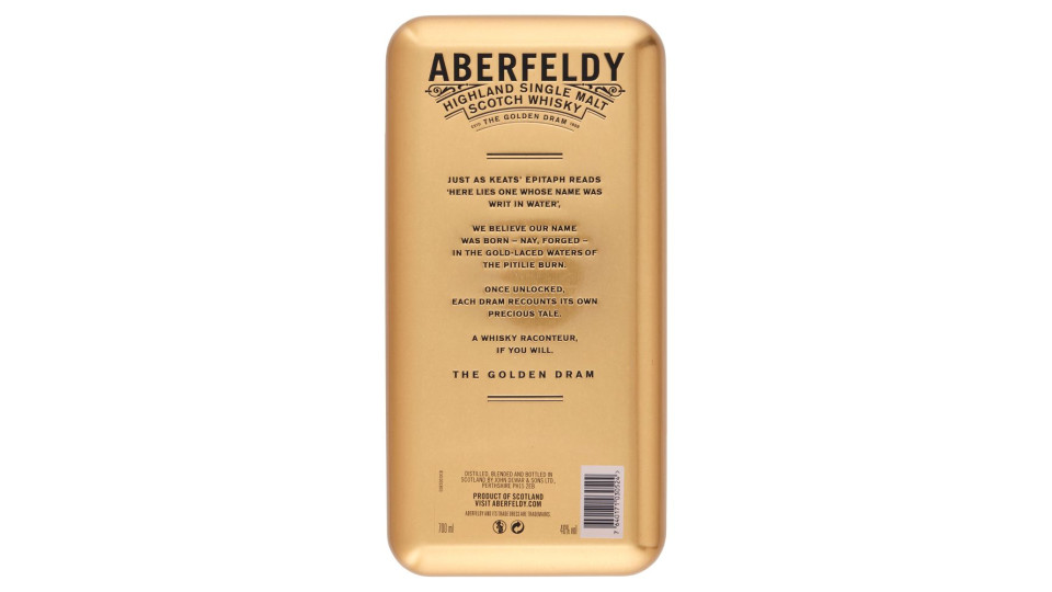 Aberfeldy Gold 12 Years Gift Pack 700 Ml
