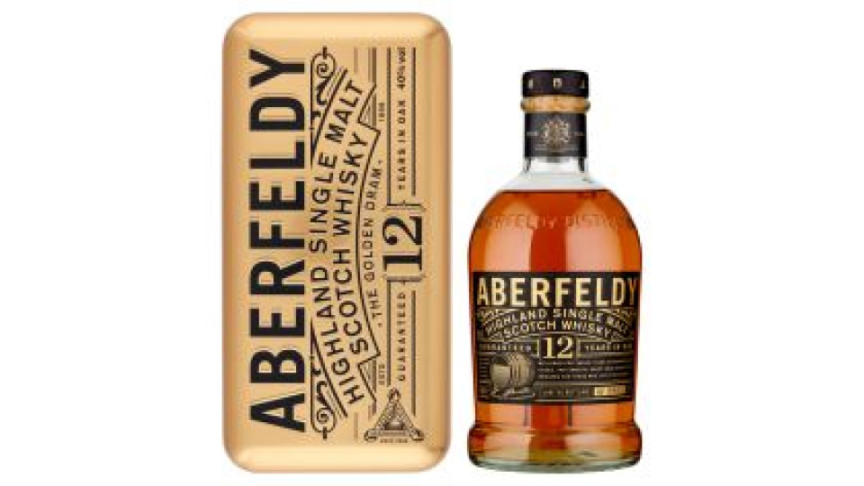 Aberfeldy Gold 12 Years Gift Pack 700 Ml