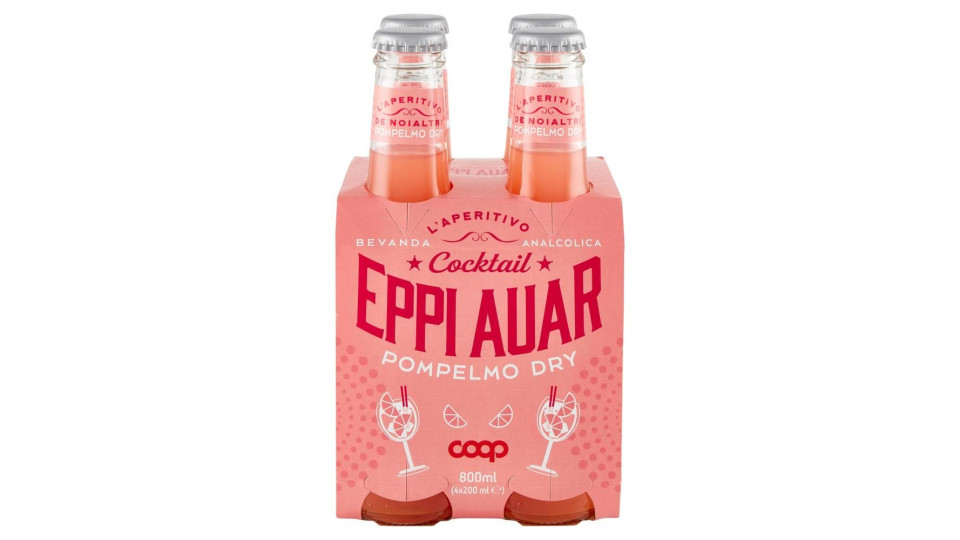 Cocktail Eppi Auar Pompelmo Dry 4 X 200 Ml
