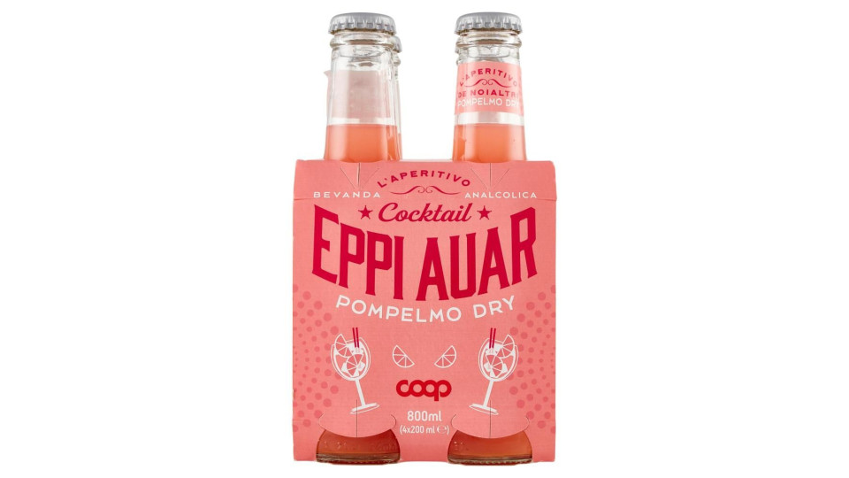 Cocktail Eppi Auar Pompelmo Dry 4 X 200 Ml