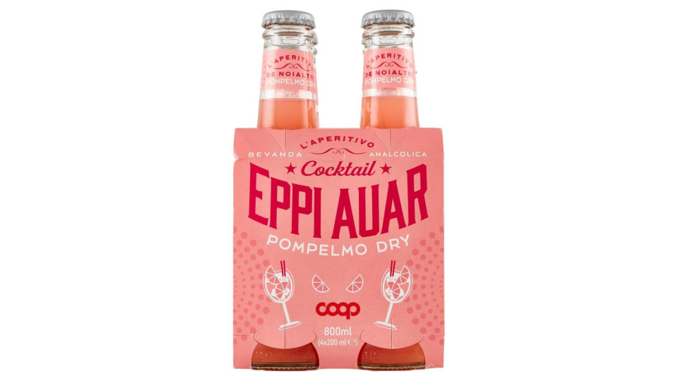 Cocktail Eppi Auar Pompelmo Dry 4 X 200 Ml