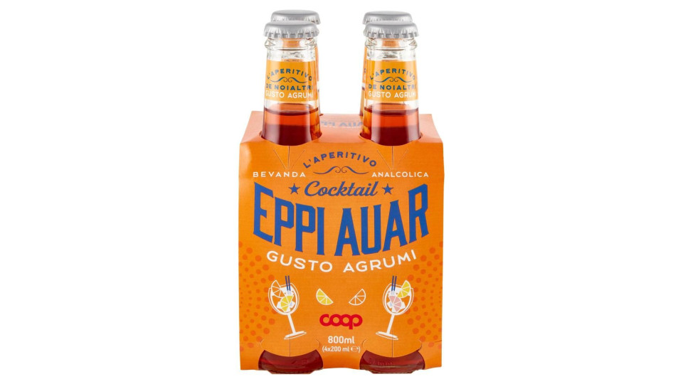 Cocktail Eppi Auar Gusto Agrumi 4 X 200 Ml