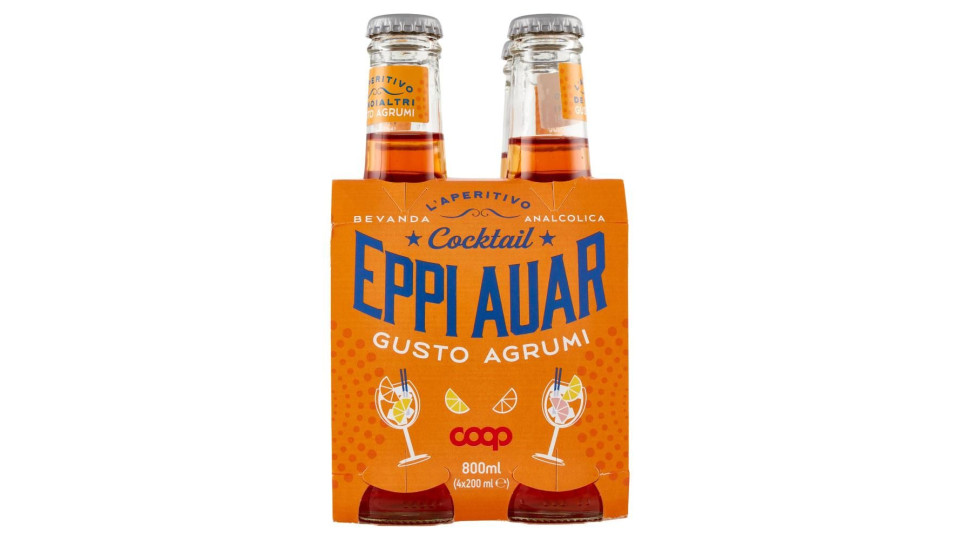 Cocktail Eppi Auar Gusto Agrumi 4 X 200 Ml