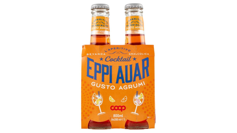 Cocktail Eppi Auar Gusto Agrumi 4 X 200 Ml