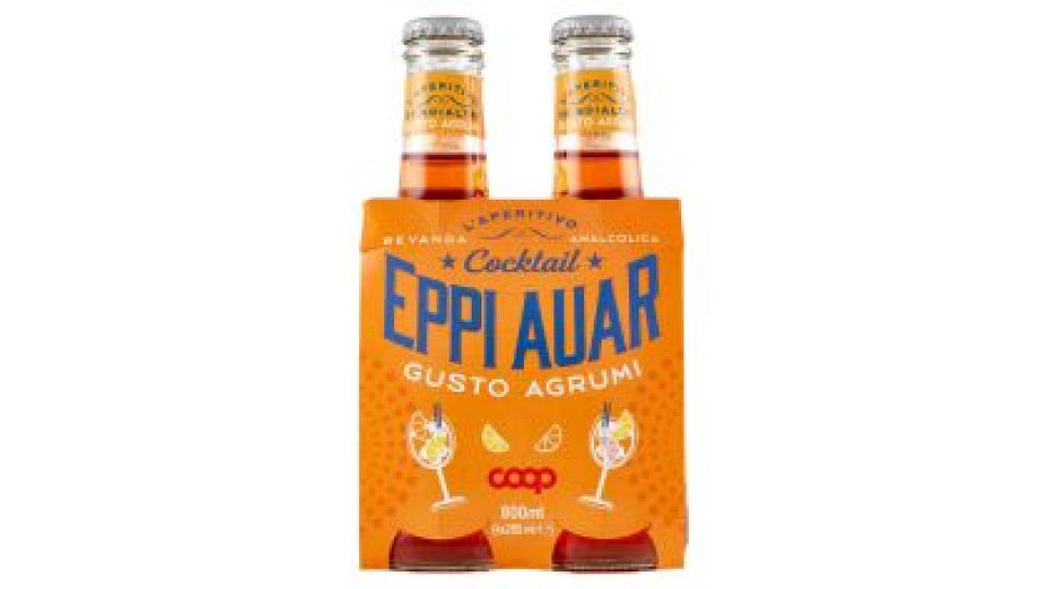 Cocktail Eppi Auar Gusto Agrumi 4 X 200 Ml
