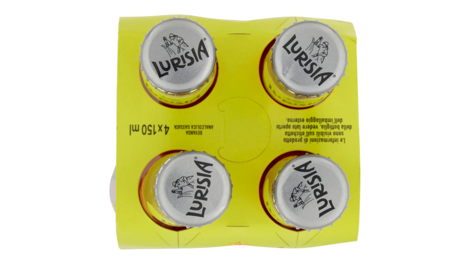Lurisia Il Nostro Aperitivo Analcolico Con Genziana Delle Alpi Confezione 4 X 150 Ml