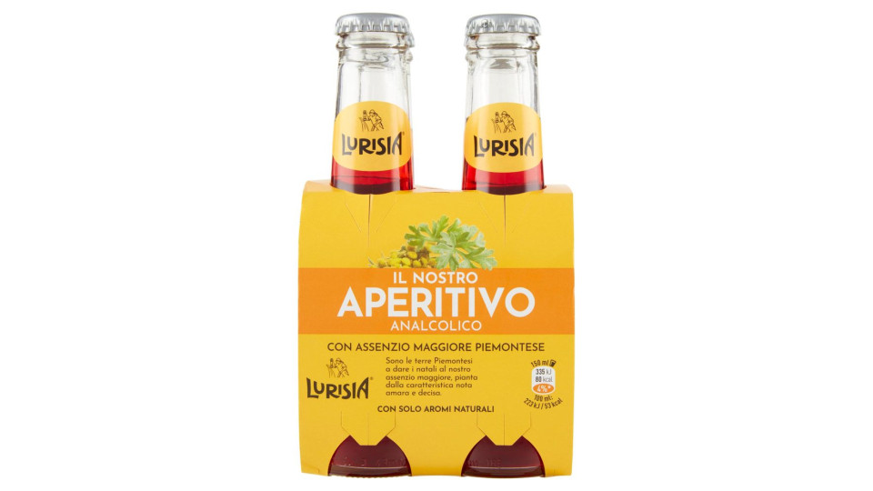 Lurisia Il Nostro Aperitivo Analcolico Con Assenzio Maggiore Piemontese 4 X 150 Ml