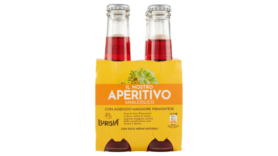 Lurisia Il Nostro Aperitivo Analcolico Con Assenzio Maggiore Piemontese 4 X 150 Ml