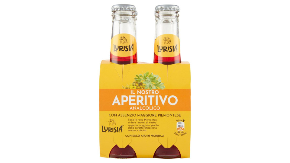 Lurisia Il Nostro Aperitivo Analcolico Con Assenzio Maggiore Piemontese 4 X 150 Ml