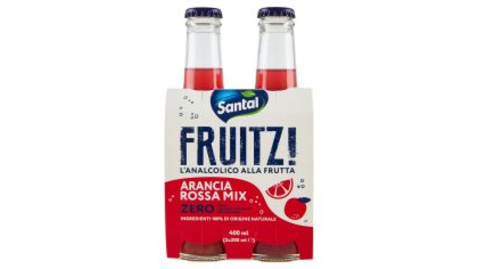 Santàl Fruitz! Arancia Rossa Mix Zero 2 X 200 Ml