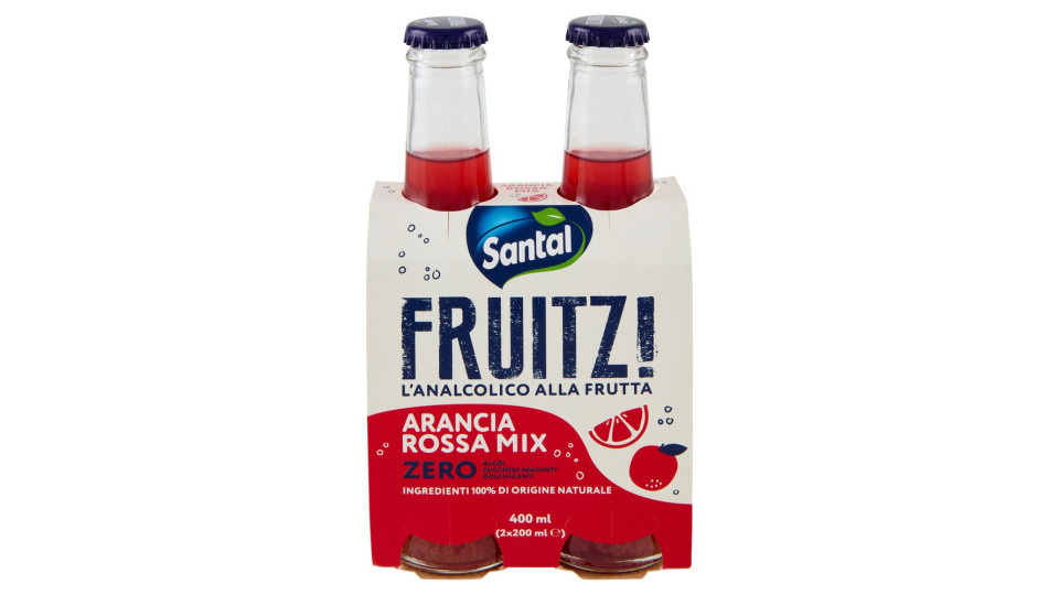 Santàl Fruitz! Arancia Rossa Mix Zero 2 X 200 Ml