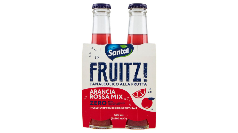 Santàl Fruitz! Arancia Rossa Mix Zero 2 X 200 Ml