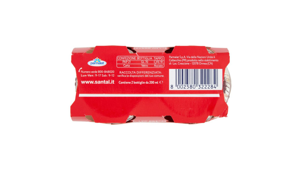 Santàl Fruitz! Arancia Rossa Mix Zero 2 X 200 Ml