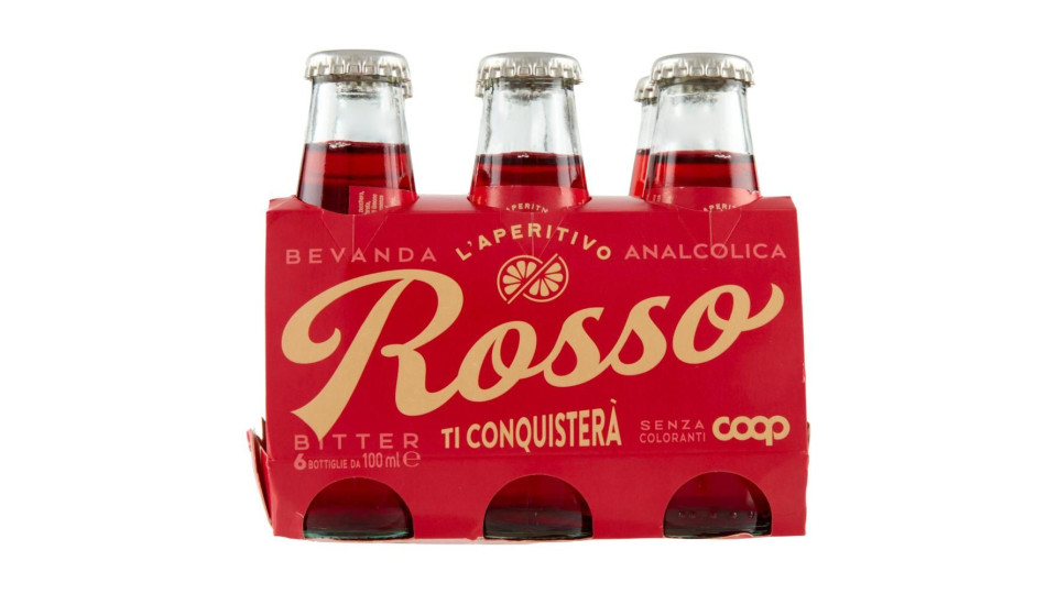 Bitter Rosso 6 X 100 Ml