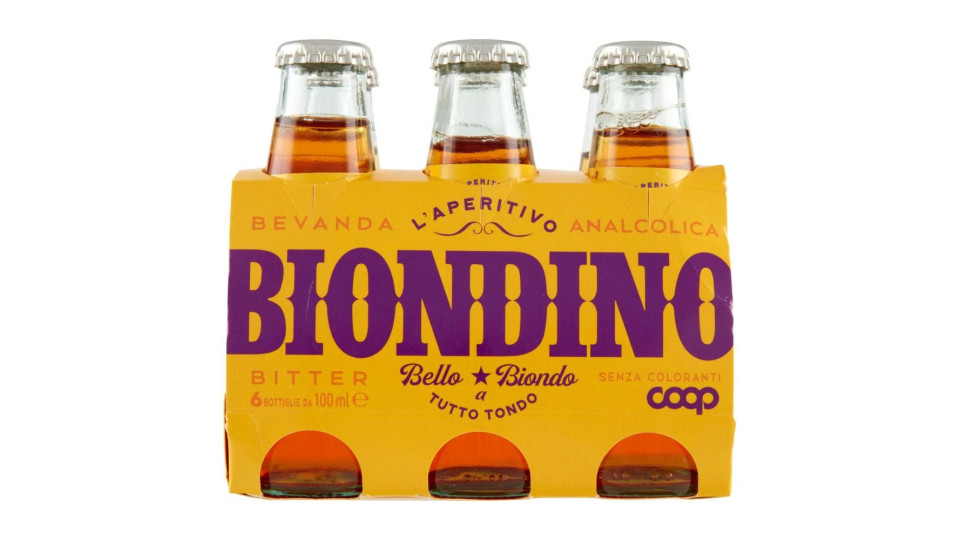 Bitter Biondino 6 X 100 Ml