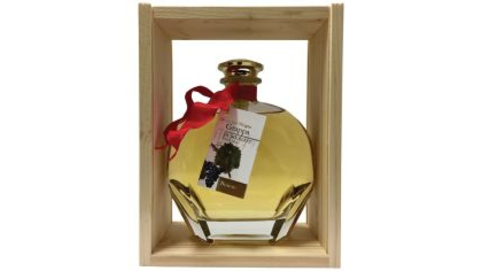 Decanter + Grappa Bianca Buiese Distillerie 700 Ml.
