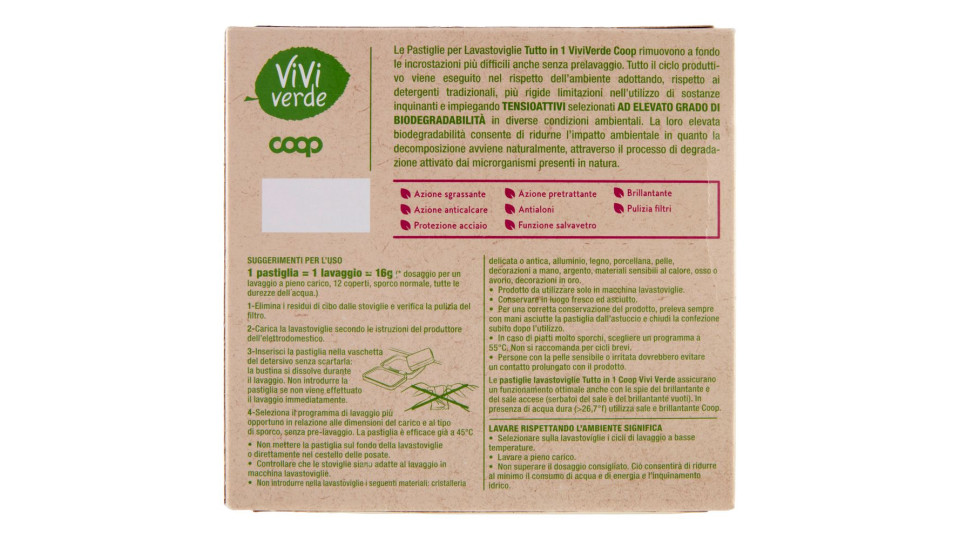 Pastiglie Lavastoviglie Tutto In 1 30 X 16 G