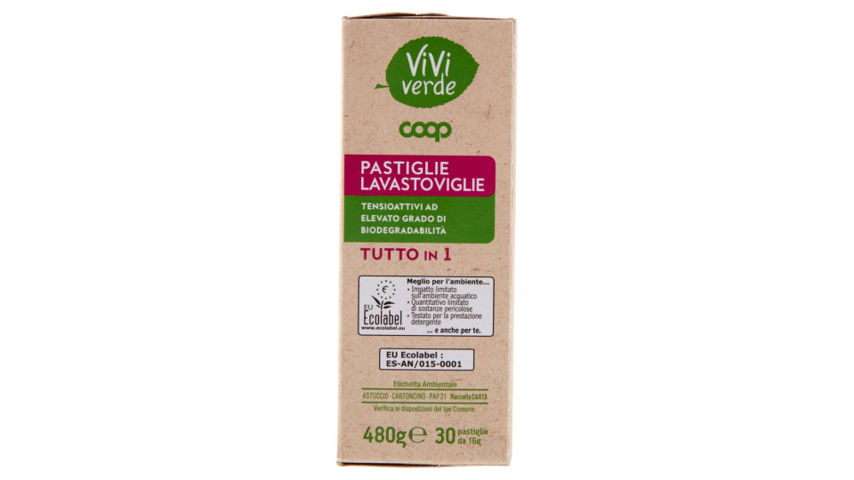 Pastiglie Lavastoviglie Tutto In 1 30 X 16 G