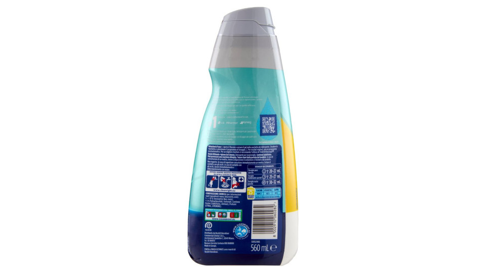 Finish Ultimate + Igiene Gel Limone Liquido Lavastoviglie 26 Lavaggi 560 Ml