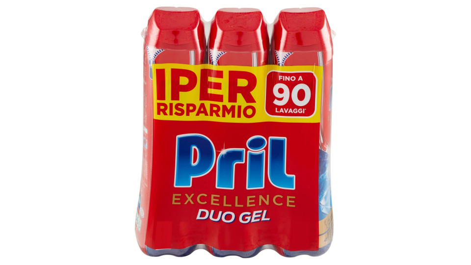 Pril Excellence Duo Gel Limone 3x540ml
