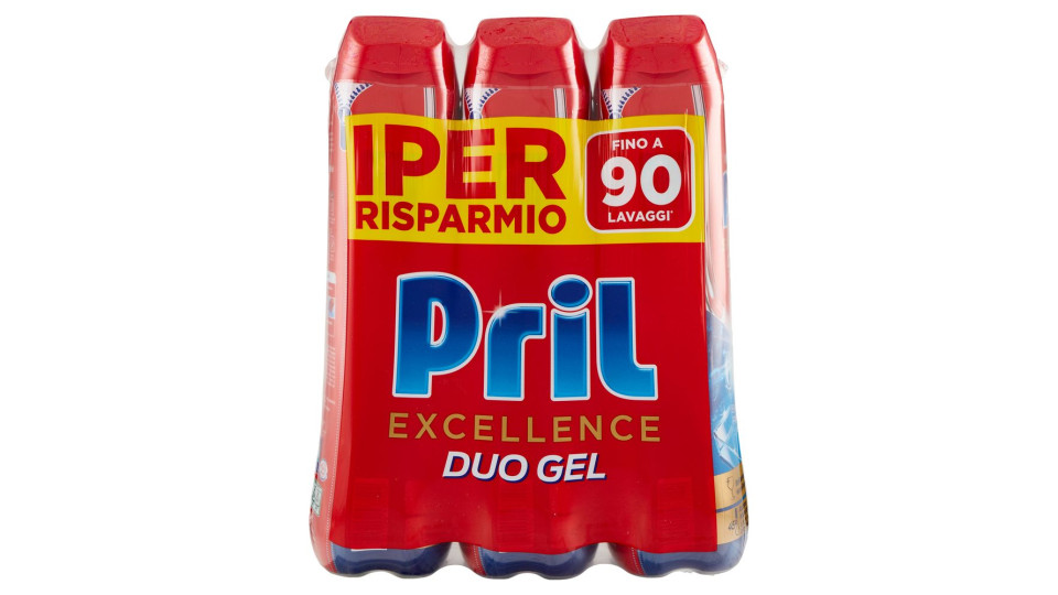 Pril Excellence Duo Gel Limone 3x540ml