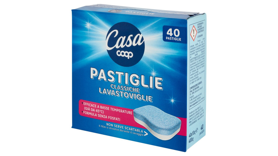 Pastiglie Classiche Lavastoviglie 40 X 10 G