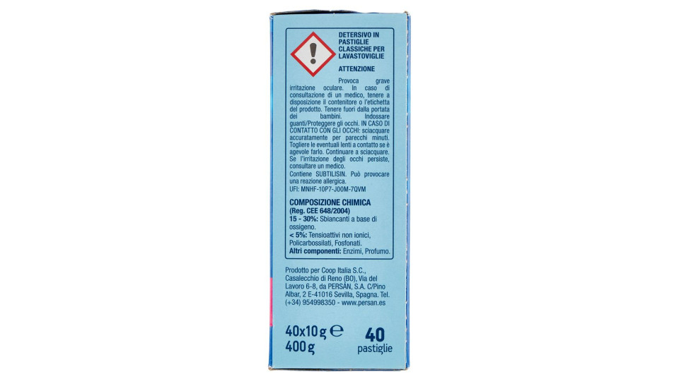 Pastiglie Classiche Lavastoviglie 40 X 10 G