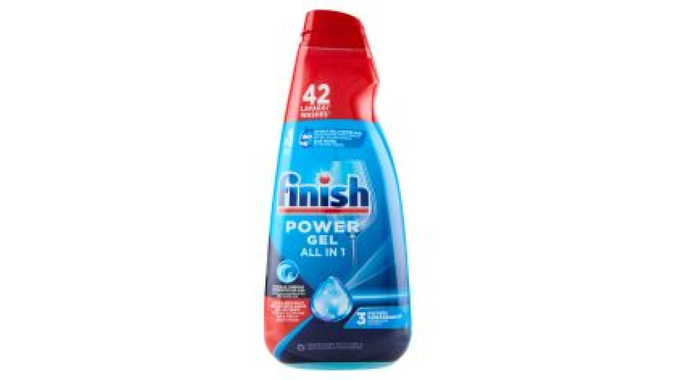 Finish Power Gel Fresh 42 Lavaggi Liquido Lavastoviglie 940 Ml